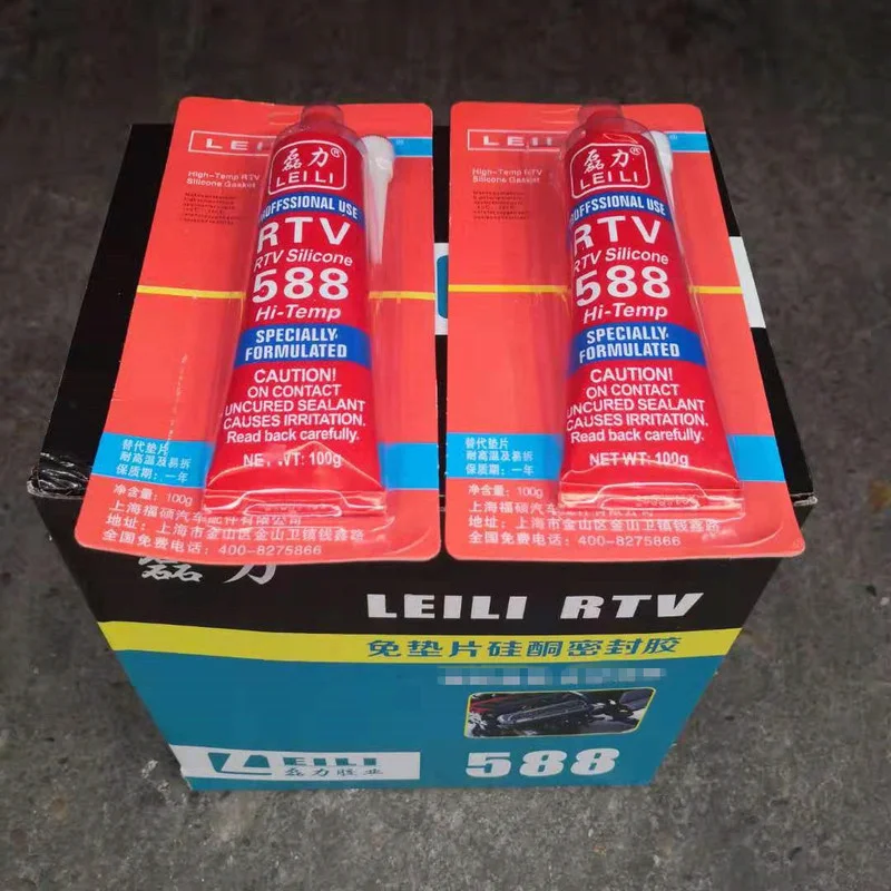 alta temperatura rtv red fastening glue motor 04