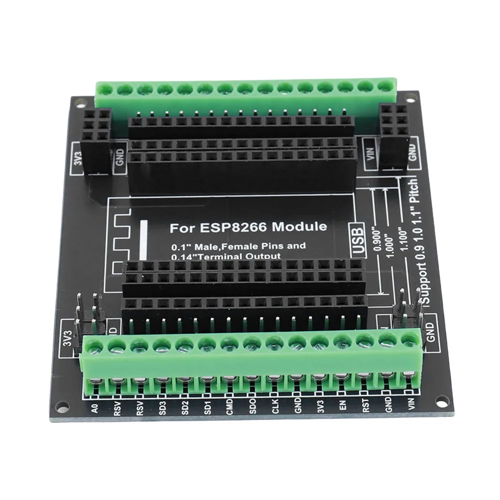 NodeMCU 개발 보드용 확장 보드 모듈, ESP8266 ESP-12E, 30 핀 GPIO 1-3 GPIO 확장 모듈