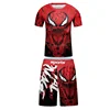 New Jiu Jitsu T-shirt For Kid MMA Shorts Bjj Rashguard Kids 4pcs/set Boy Boxe kickboxing Mma Compression Clothing Children Suit 5