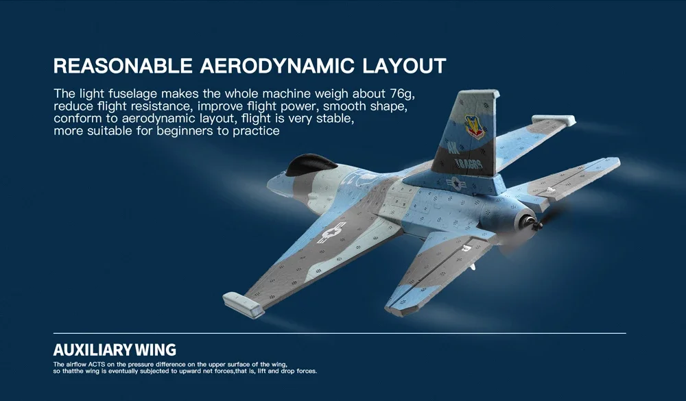 Wltoys A290 Rc Fighter Glider Remote Control Aircraft Plane Toy_voghion.com