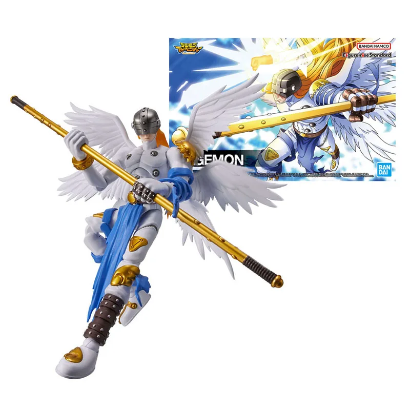 

Bandai Genuine Model Garage Kit Figure-rise Series Edition Digimon Adventure Angemon Collection Model Anime Action Figure