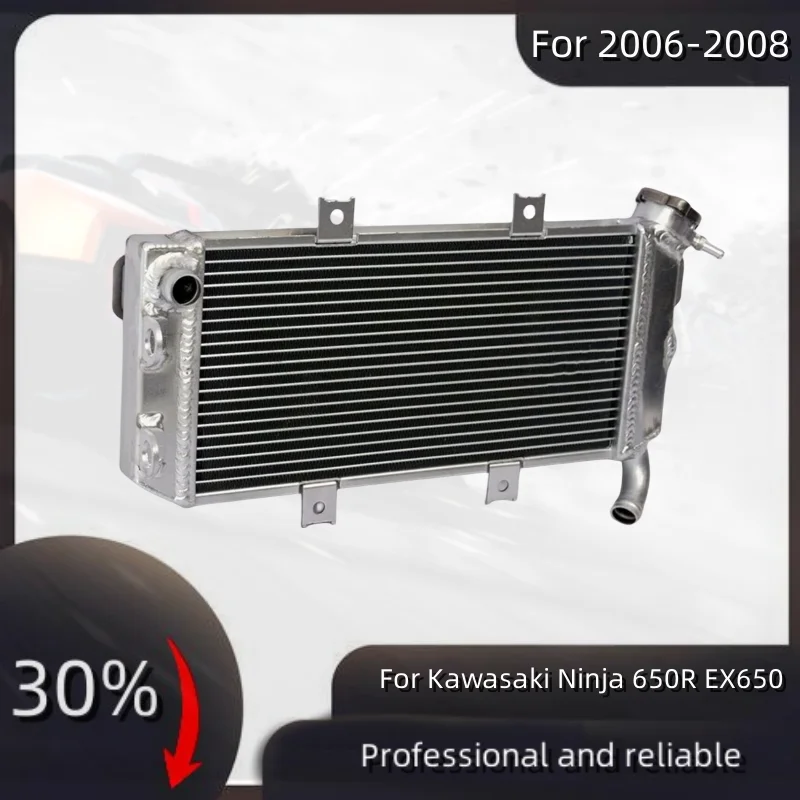

For 2006-2008 Kawasaki Ninja 650R EX650 Aluminum Radiator Cooler Cooling Coolant 2006 2007 2008