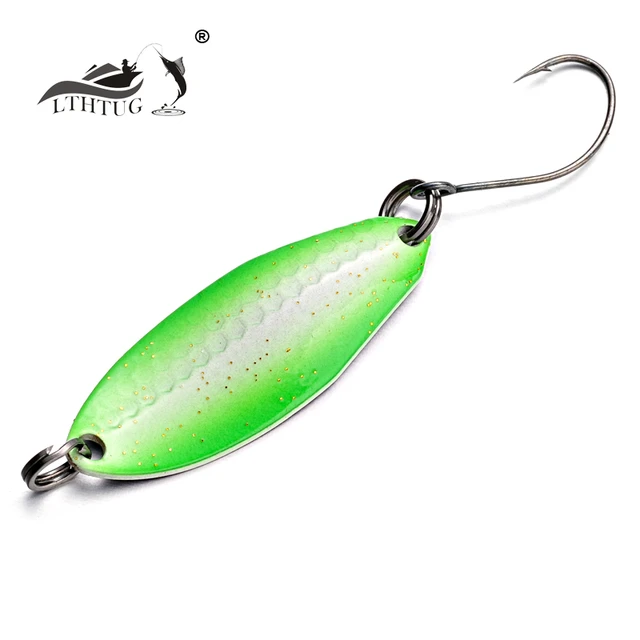 LTHTUG D-S LINE SPOON 6.5g 45mm leurres de pêche en métal cuivre pour  truite brochet perche saumon - AliExpress