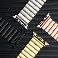 Bracelet en métal en acier inoxydable pour Apple Watch 38/40/41mm 42/44/45/46mm, pour Iwatch série 10 9 8 7 6 5 4 SE 5
