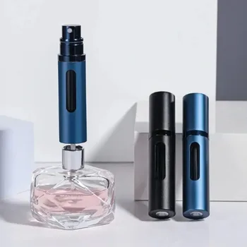 Bottiglia di profumo ricaricabile portatile da 5 ml con pompa per profumo spray Mini atomizzatore per contenitore cosmetico da viaggio
