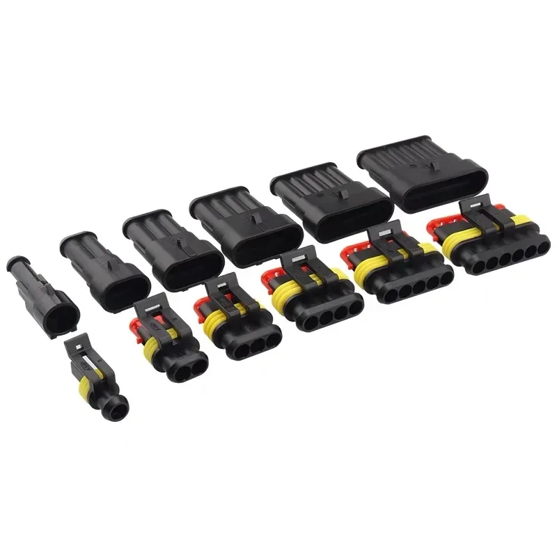 20/50/100 Sets AMP/TE 1.5 Series 1P/2P/3P/4P/5P/6P Car Connector DJ7041-1.5-11/21 282080-1 Docking Terminal Waterproof Connector view 5