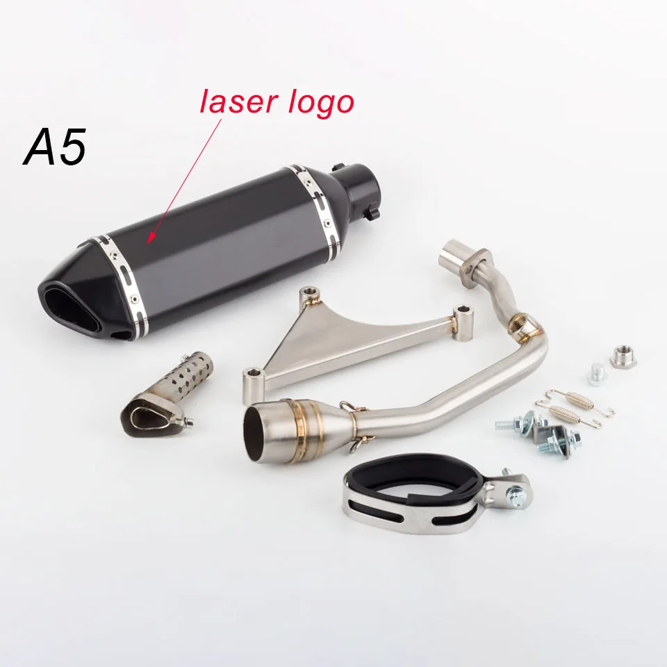 Motorcycle sprint Exhaust Muffler Link Pipe full system for Vespa For Sprint 150ie 125ie 3V For Primavera 150ie 125ie -