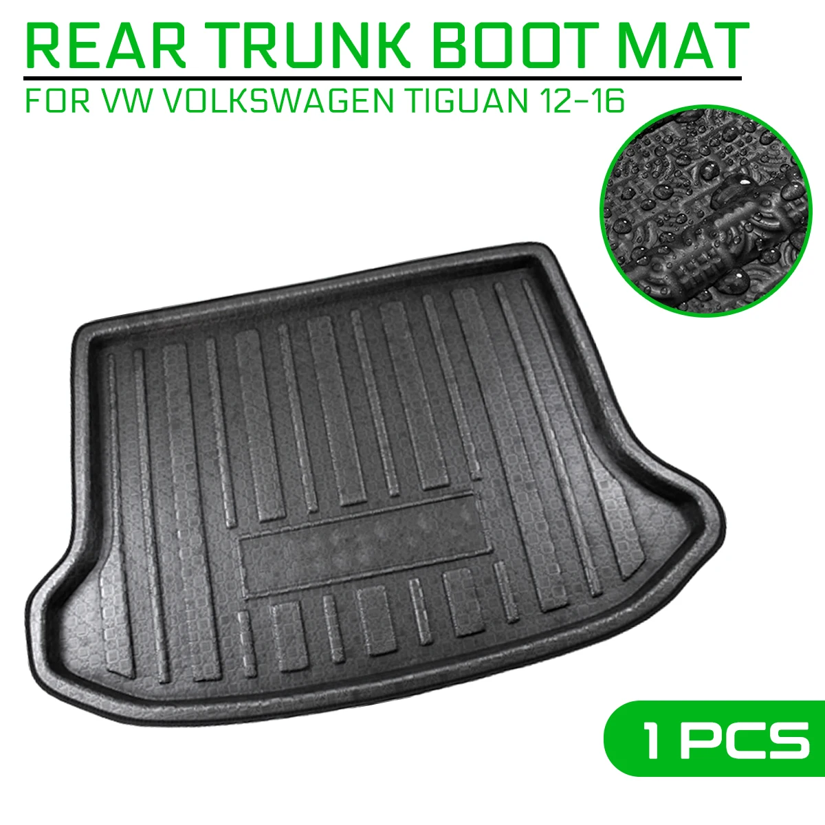 

Напольный коврик для VW Volkswagen Tiguan 2012-2016, коврик для заднего багажника, противогрязевой чехол
