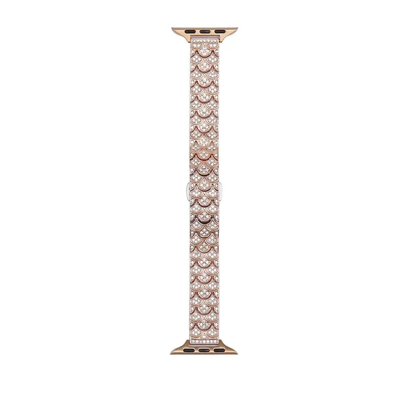 Elegant Diamond Metal Wristband