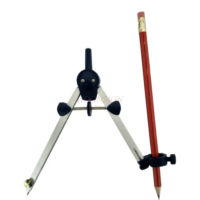 4개 세트 속도 조절 가능한 드로잉 클립 펜 컴퍼스 스프링 정밀 조정 대형 금속..