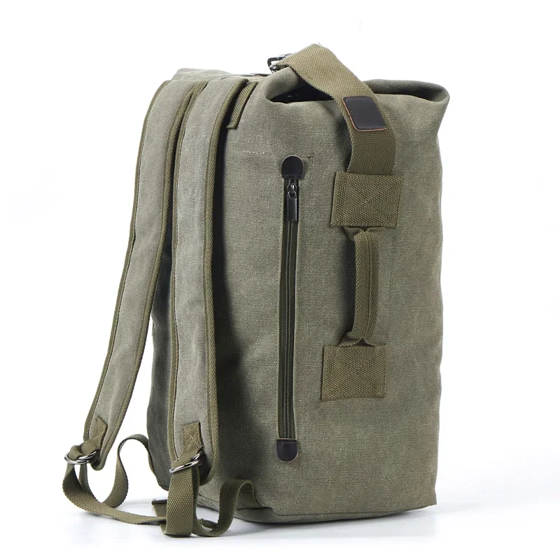 Large Capacity Rucksack Man Travel Bag Mountaineering Backpack Male Luggage Canvas Bucket Shoulder Bags for Boys Men Backpack 가방 2