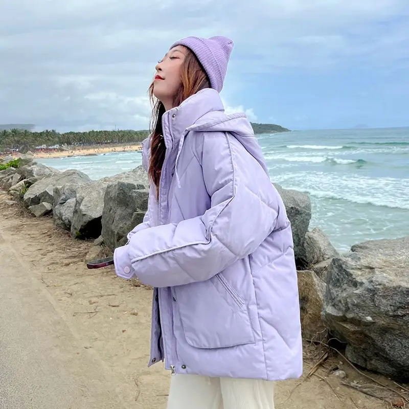 Рисунок 3 - Новинка 2023, женское пуховое пальто из хлопка