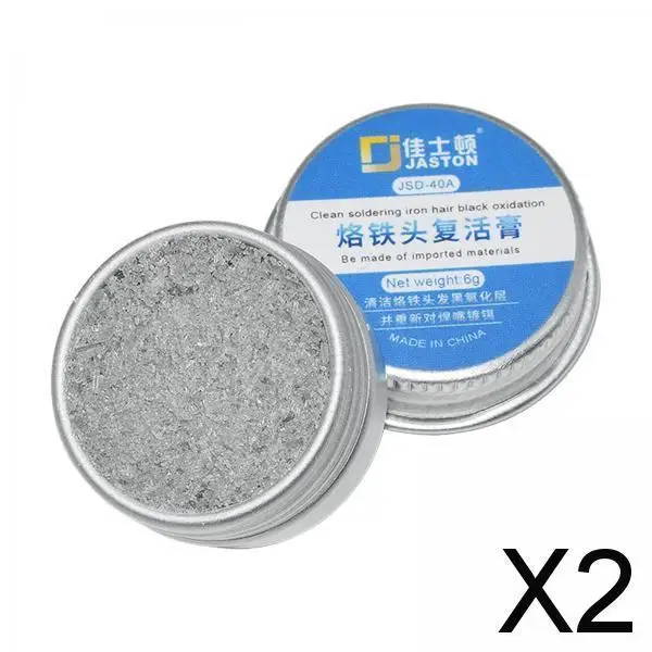 

2X Soldering Iron Tip Tinner Refresher Repair Maintenance Reusable Soldering
