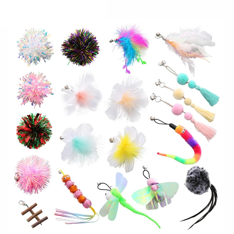 Cat Feather Bell Toy, Cat Wand Toy Refills, Cat Fishing Refill