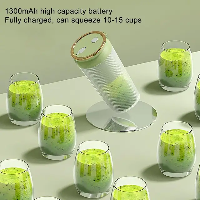 Hordozható Turmix Keverék Személyi Méretű Turmixgép Turmixokhoz És Friss Juice Multifunkciós Gyümölcslé - Image 4