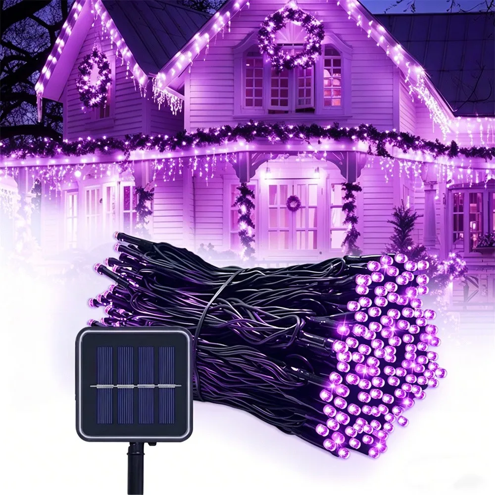 Fairy Lights LED String Garland - Waterproof Outdoor & Indoor Christmas Decoration for Tree, Garden, Wedding, and Party
