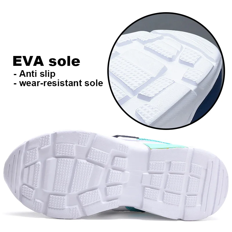 Kids’ Sneakers Children Casual Sports Shoes for Boys Breathable Summer Mesh Kids Hook&Loop Students Girls School Running Shoes Best Sellers In Shoes