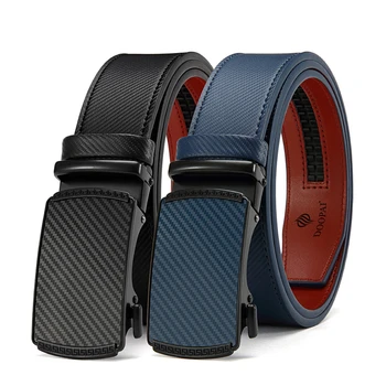 Men Belts Leather Waist Strap Male Automatic Buckle 1