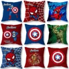 Superhero Spiderman Iron Man Pillow Cover Soft and comfortable Living room Sofa Cushion Cover Home Bedroom Room decoration 1