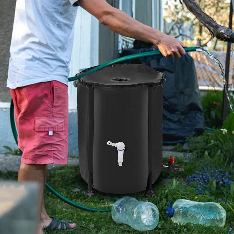 200L Rain Barrel Rainwater Harvest water tank garden strong Proof Sturdy Collection Tank Container