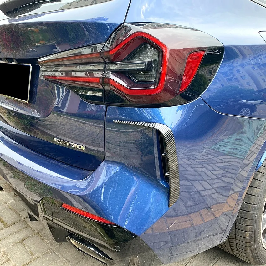 BMW X3 G01 M 스포츠 2022+ 리어 범퍼 립 스포일러 사이드 카나드 스플리터 트림 윈드 나이프 자동차 인테리어 액세서리