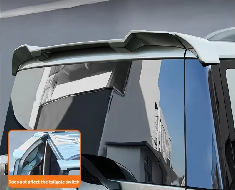 차량 디펜더 스포츠 테일 윙 BYD 레오파드 7 티타늄 7 개조 차량 루프 스포일러 테일 윙 차량 외부 업그레이드 부품