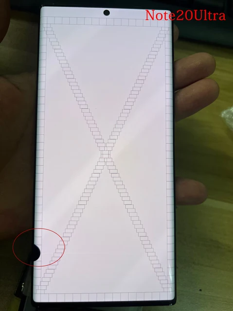 Note 20 Ultra Black Dot On Screen Broken LCD Screen For Samsung