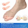 Pexmen 2Pcs/Pair Soft Bunion Corrector Toe Separators Spacers for Bunion Relief Bunion Cushion Protector with Gel Shield 3