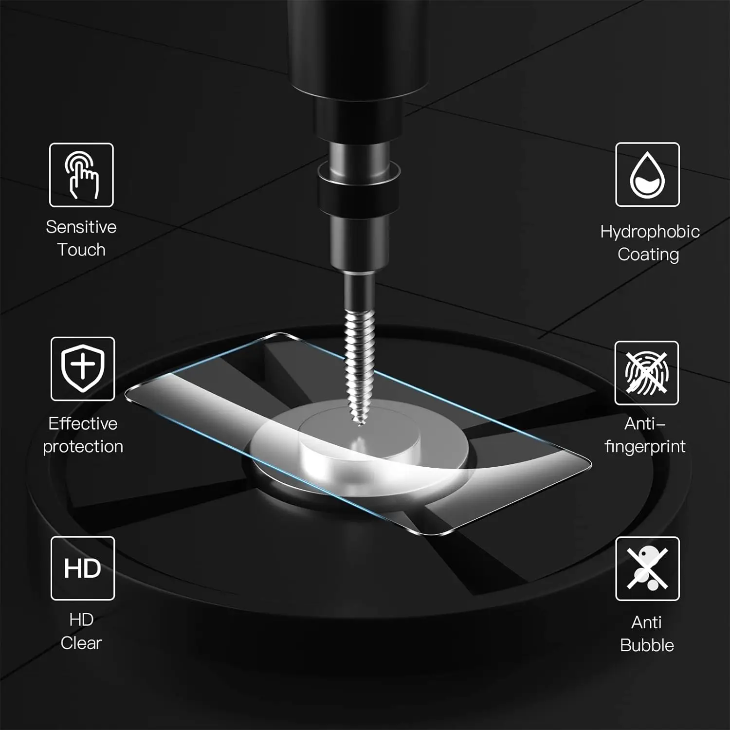 For Teclast T50HD 11 Inch 2024 Tempered Glass Screen Protector T50 Plus Max Tablet Anti Scratch Clear Protective Film 3