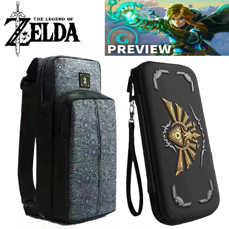 Zelda Tears Of The Kingdom Switch Storage Bag Per Nintendo Switch Oled Travel Portable Ns Lite Game Zaino Accessori Regalo