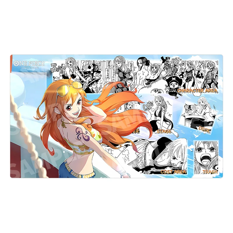 thumbnail image 1 of Anime One Piece 60x35cm Nami Monkey D Luffy ACE Trafalgar Law Juego dedicado Battle Card Mat Regalo Juguete Juego Anime Colección Tarjeta, 1 of 5