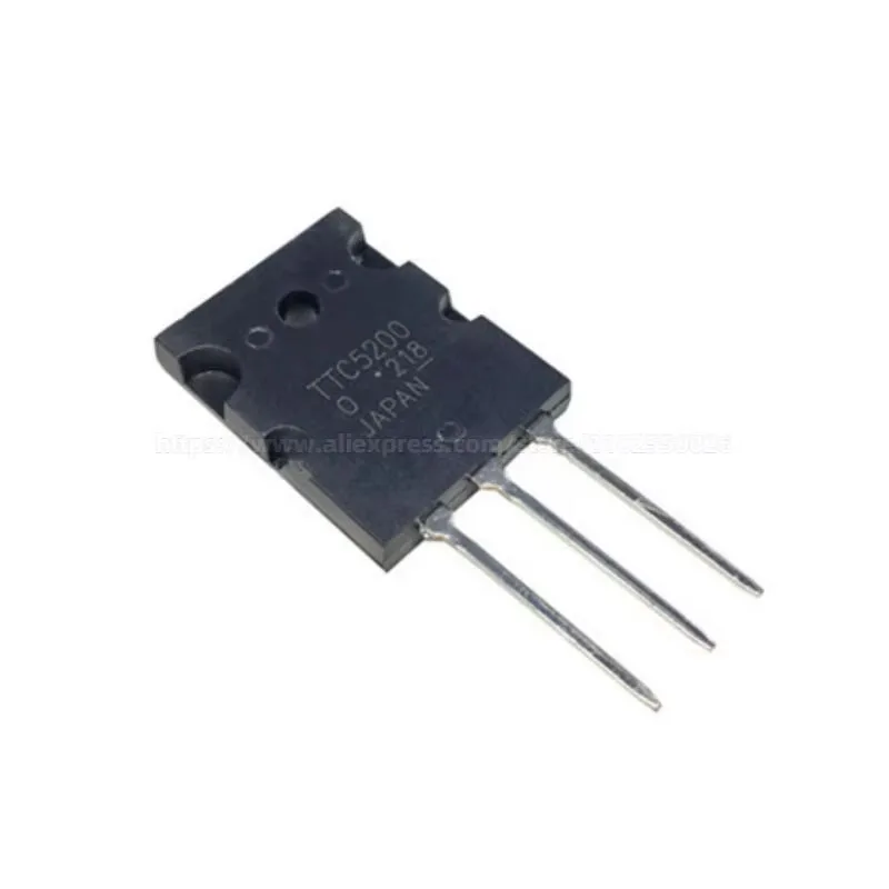 2SA1943 2SC5200 TTC5200 TTA1943 TO-3PL 230V 15A NPN PNP Power Transistor 5PCS Audio Amplifier Pair for HiFi System Motor Control