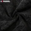 Lightning  Embroidery Jeans Mens High Street Washed Distressed Loose Wide leg Denim Pants Men Trousers 6