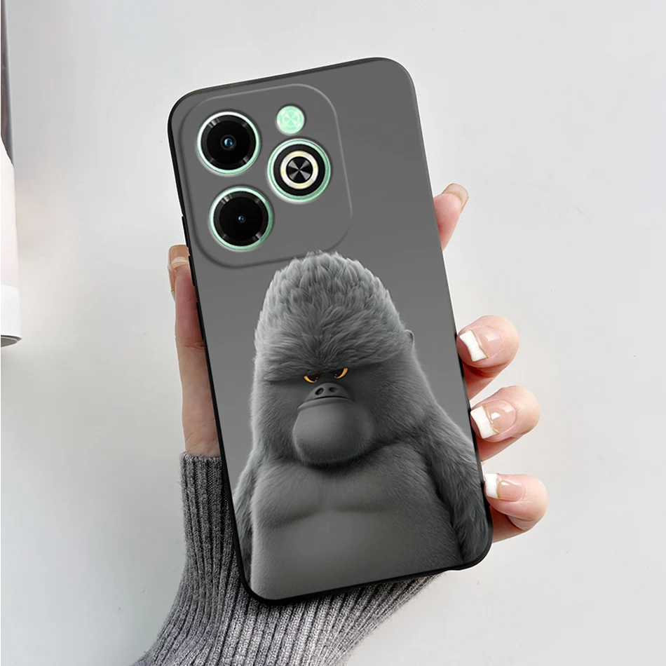 Fashionable Marble Black Silicone Soft Phone Case – Stylish Protective Back Cover s