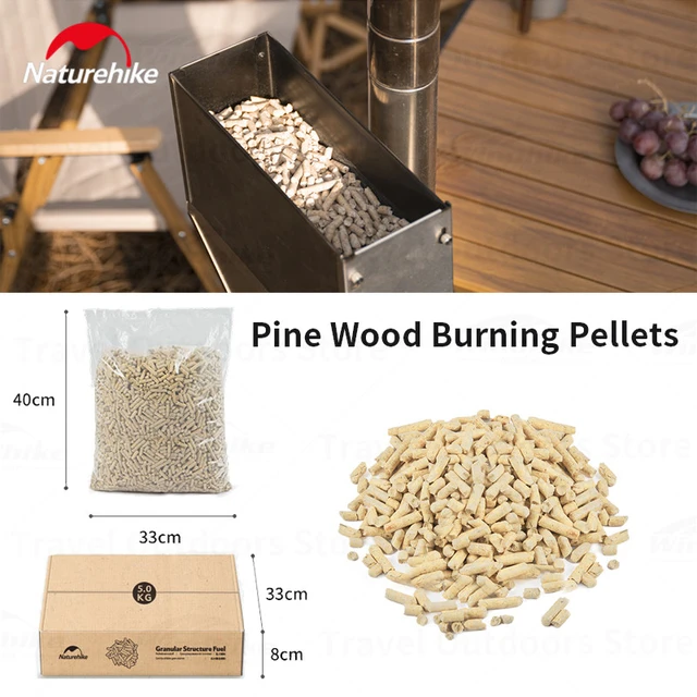 Naturehike Outdoor Pellet Stove Fuel Environmental Protection Pine Wood  Burning Pellets 3-6h Long-Lasting Burn Fuel Easy Storage - AliExpress