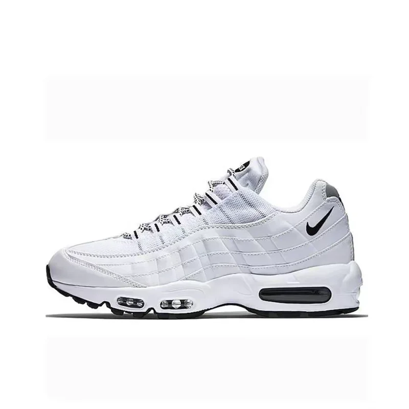 Nike Air Max 95 Women and Men Black Color Fashion Retro Shock Absorption Anti-slip Comfortable Running Shoes HF0121-002