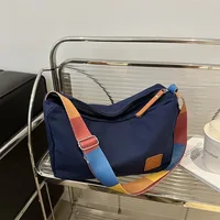 Sac à bandoulière grande capacité pour femme, style coréen 2026, tendance, unique, élégant, couleur unie, sac fourre-tout de boutique 4