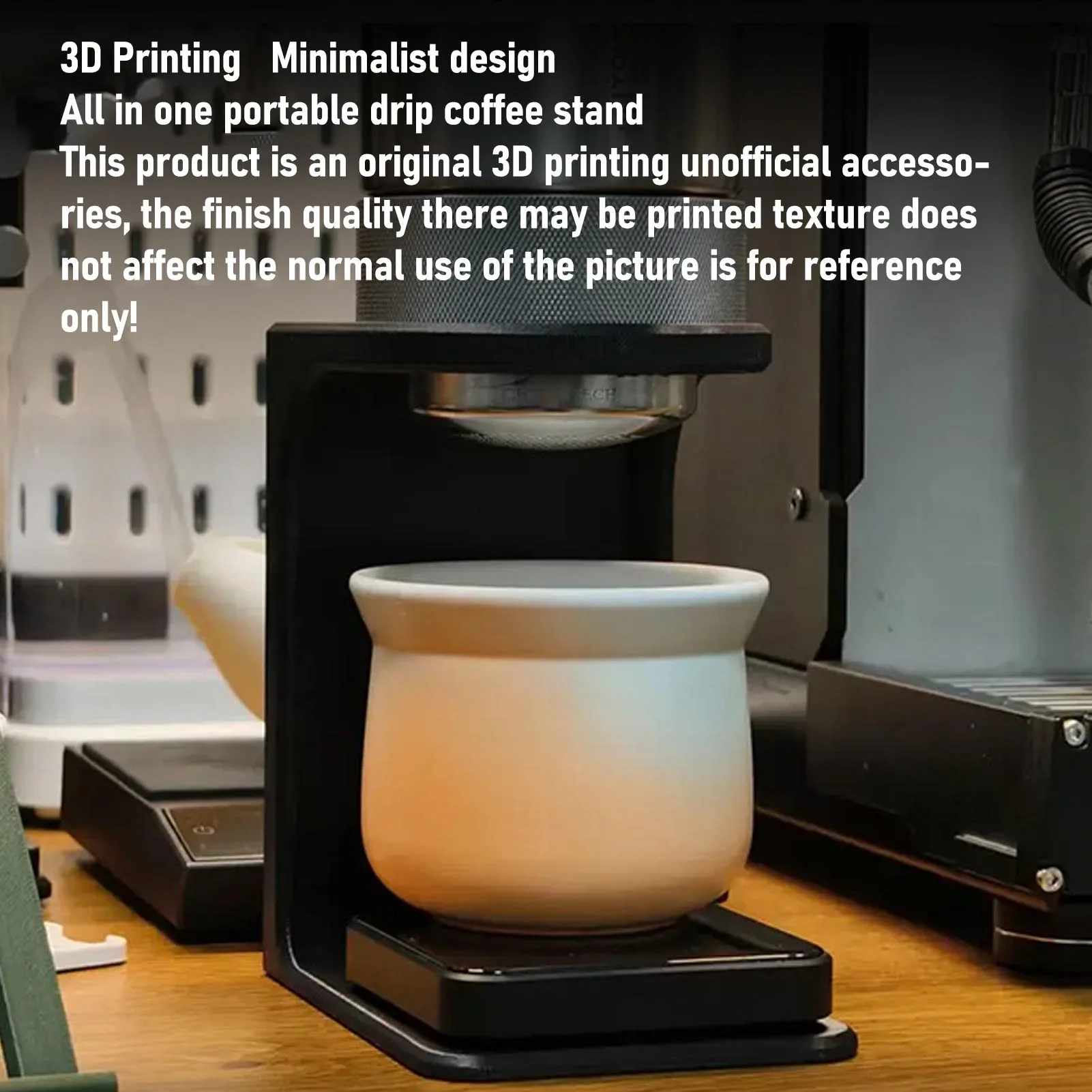 Drip Coffee Machine Stand Drip Coffee Stand Fit for Outin  Coffee Machine PLA Portable Pour Over Coffee Maker Holder Stand