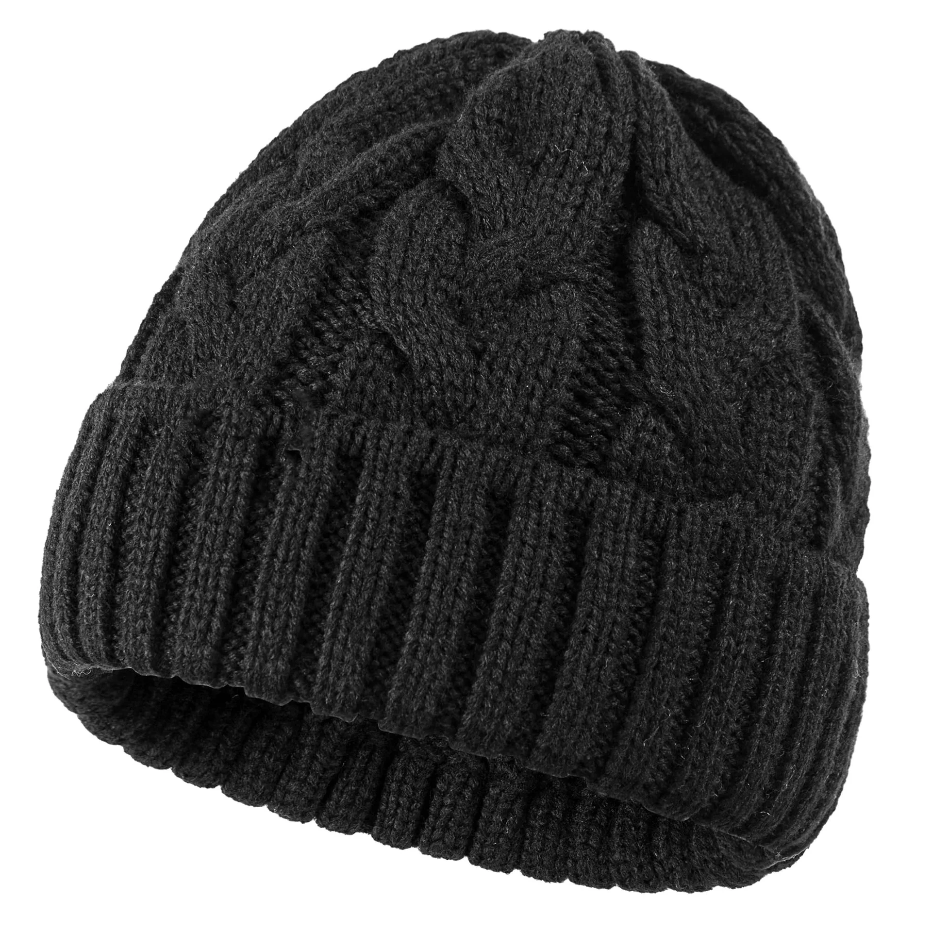 Winter Women Hat 2024 New Autumn Handmade Female Warm Cap Knitted Beanie Girl Hats Woman Bonnet Femme Chunky Thick Stretchy Hats 6