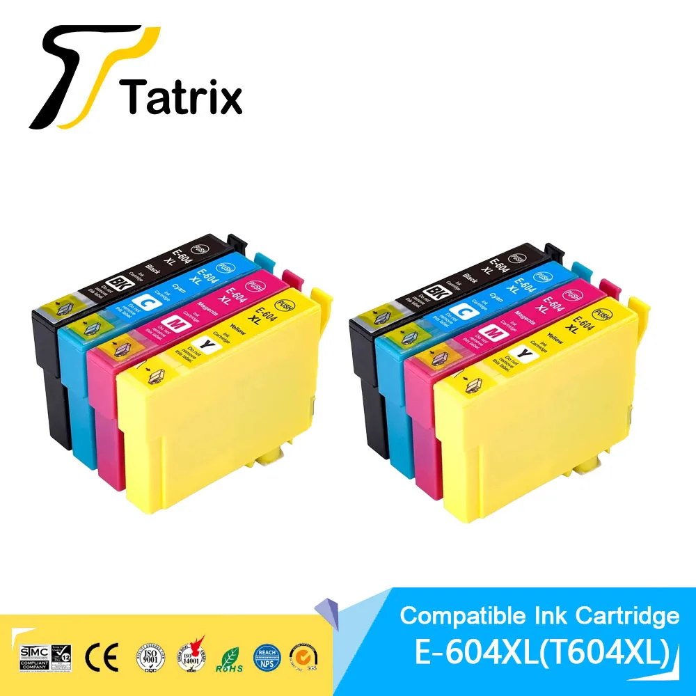 Cartucho de tinta Tatrix EU 604XL T604XL T604 XL 604, tinta de inyección de  tinta Compatible