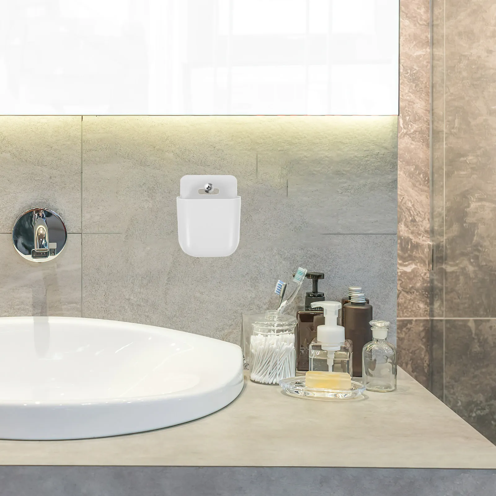 3Pcs 간단하고 우아한 리모컨 휴대 전화 잡화 정리함을위한 보관 상자는 방을 깔끔하게 유지합니다. 창조적 인 선물 홈 오피스 책상