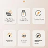 Xiaomi Solar 200000mAh Power Bank Portable Large Capacity Charger Compatible 120W Super Fast Charging For iPhone Samsun Huawei 6