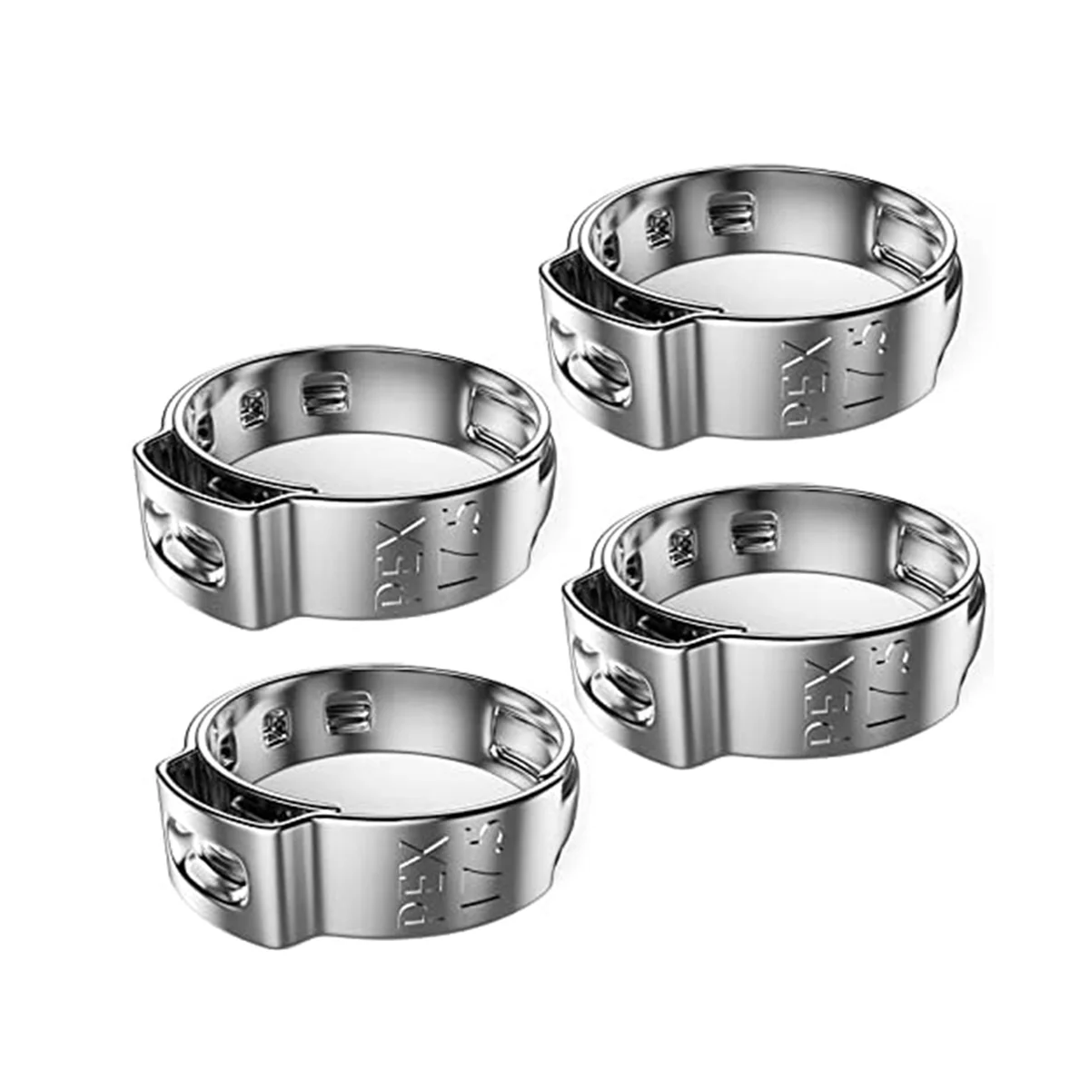 

Упаковка 100, 3,5-дюймовые кольца Pex Cinch, 1/2 нержавеющая сталь PEX обжимное кольцо, штуцер Pex, зажимное кольцо для штуцера трубы