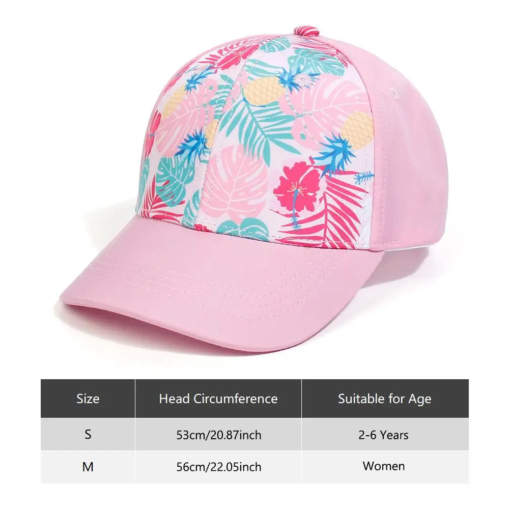 Parent-Child Baseball Cap Mother & Baby Daughter Ponytail Adjustable High Messy Bun Ponycap Quick Drying Sun Hat for baseball cap,sun hat