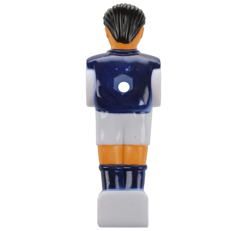 44Pcs Foosball Man Table Guys Man Soccer Player Part Yellow+Royal Blue With Ball