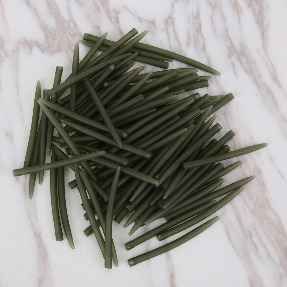 20/50/100PCS Terminal Carp Anti Tangle Sleeves Connect with Fishing Aligner Positioner Tubes Terminal Fishing Tackles