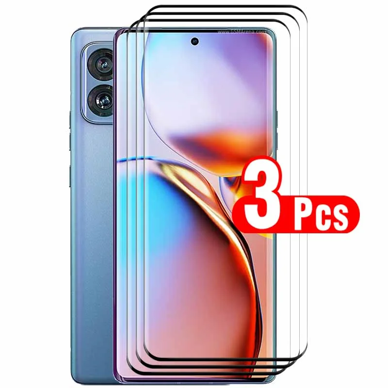 

3pcs 9D Curved Protective Glass Case For Motorola Edge 40 Pro 40Pro Moto Edge40 Edge40Pro Safety Screen Protector Tempered Films