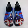 Summer Baby Boy Girl Beach Wading Shoes Cartoon Minnie Spiderman Avenger Cars Antiskid Sneaker Children Kid Sock Swimming Sandal 2