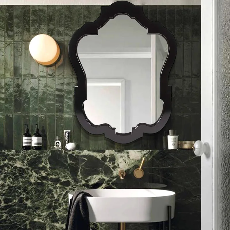 

Men Women Bathroom Mirrors Big Size Luxury Living Room Bedroom Mirrors Shower Irregular Specchio Da Parete Bedroom Decor