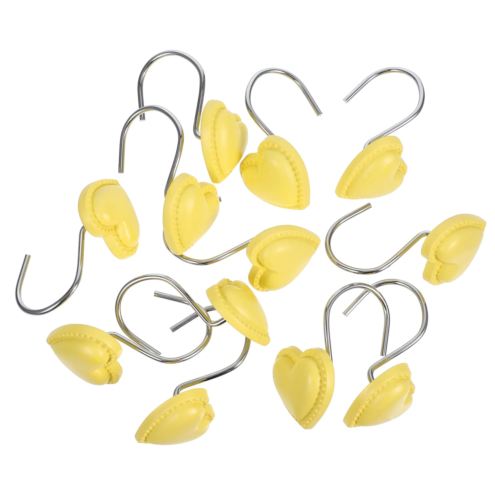 

Resin Hook Shower Curtain Hangers Bedroom Hooks 304 Stainless Steel for Hanging